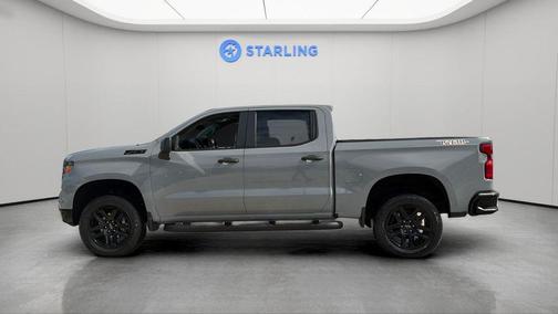 Slate Gray Metallic 2025 Chevrolet Silverado 1500 Custom Trail Boss