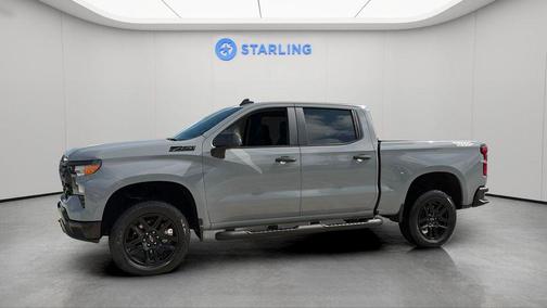 Slate Gray Metallic 2025 Chevrolet Silverado 1500 Custom Trail Boss