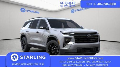 Sterling Gray Metallic 2026 Chevrolet Traverse LT