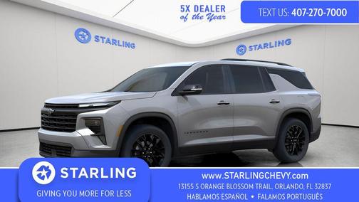 Sterling Gray Metallic 2026 Chevrolet Traverse LT