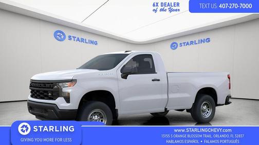 Summit White 2026 Chevrolet Silverado 1500 WT