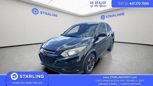 Crystal Black Pearl 2018 Honda HR-V EX