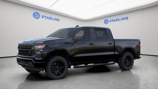 Black 2026 Chevrolet Silverado 1500 Custom