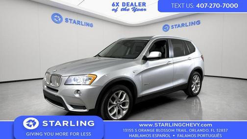 Titanium Silver Metallic 2014 BMW X3 xDrive35i