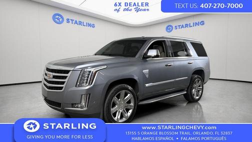Satin Steel Metallic 2019 Cadillac Escalade Luxury