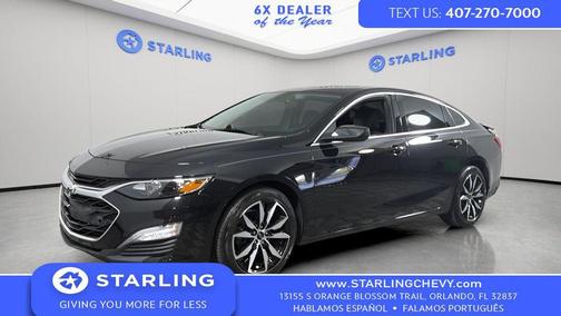 Mosaic Black Metallic 2024 Chevrolet Malibu FWD RS