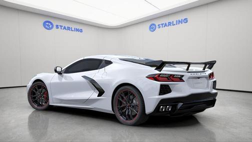 Arctic White 2026 Chevrolet Corvette Stingray w/1LT