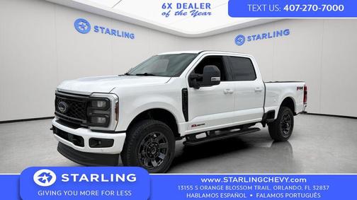 White Metallic 2024 Ford F-350 Lariat