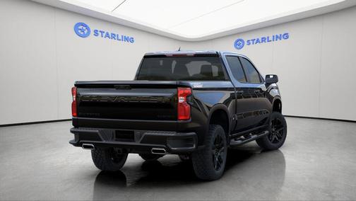 Black 2026 Chevrolet Silverado 1500 Custom Trail Boss