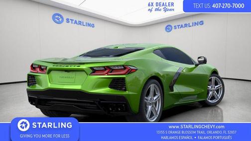 Roswell Green Metallic 2027 Chevrolet Corvette Stingray w/1LT