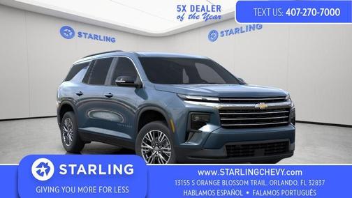 Lakeshore Blue Metallic 2026 Chevrolet Traverse LT
