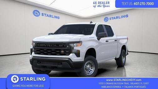 Summit White 2026 Chevrolet Silverado 1500 WT
