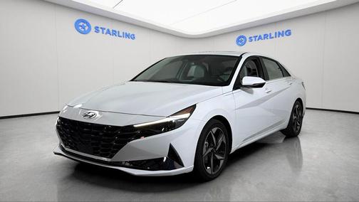 Ceramic White 2022 Hyundai ELANTRA HEV Limited