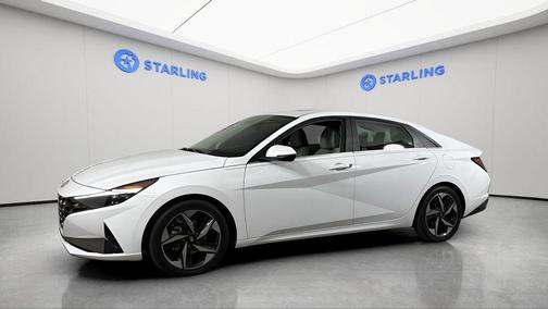 Ceramic White 2022 Hyundai ELANTRA HEV Limited