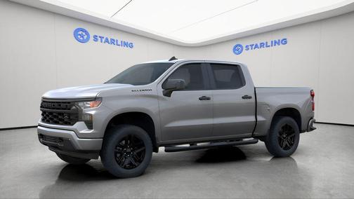 Sterling Gray Metallic 2026 Chevrolet Silverado 1500 Custom