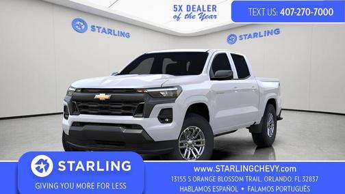 Summit White 2026 Chevrolet Colorado LT