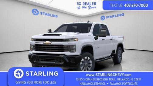 Summit White 2026 Chevrolet Silverado 2500 Custom