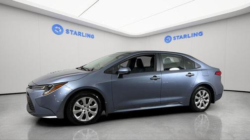 Celestite/Midnight Black Metallic 2026 Toyota Corolla LE