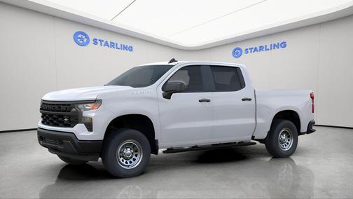 Summit White 2026 Chevrolet Silverado 1500 WT