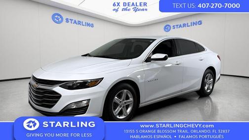Summit White 2024 Chevrolet Malibu 1LS