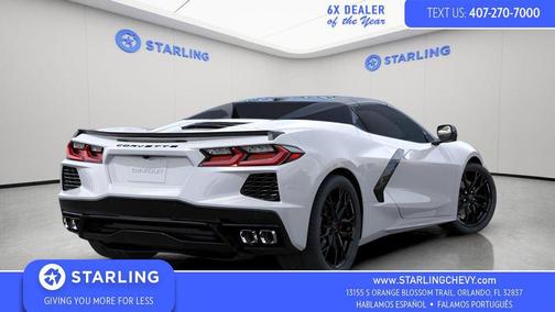 Arctic White 2026 Chevrolet Corvette Stingray w/1LT