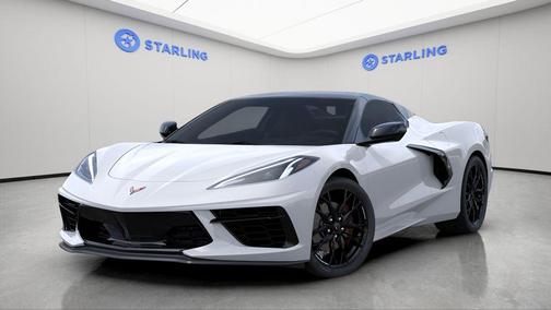 Arctic White 2026 Chevrolet Corvette Stingray w/1LT