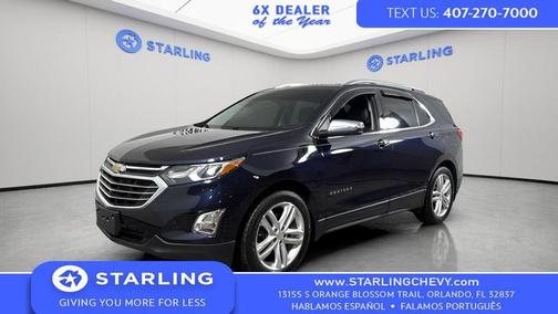 Midnight Blue Metallic 2020 Chevrolet Equinox Premier w/2LZ