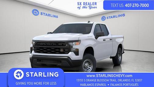Summit White 2026 Chevrolet Silverado 1500 WT