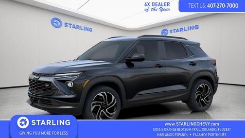 Mosaic Black Metallic 2026 Chevrolet Trailblazer RS