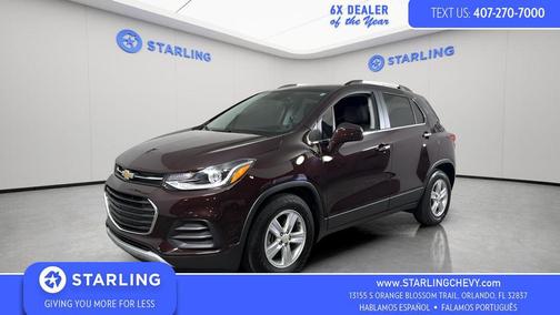 Black Cherry Metallic 2020 Chevrolet Trax LT
