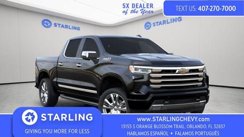 Black 2026 Chevrolet Silverado 1500 High Country