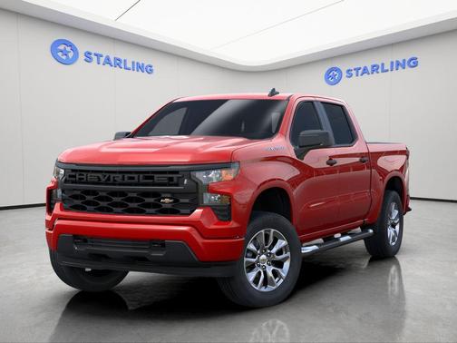 Red Hot 2025 Chevrolet Silverado 1500 Custom
