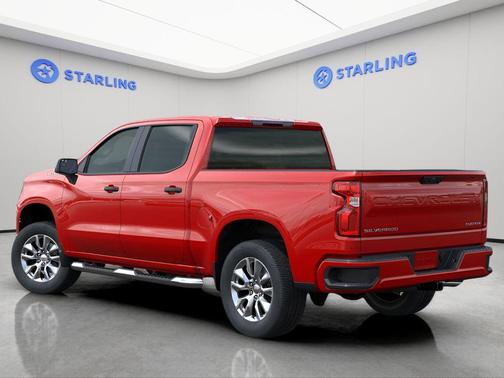 Red Hot 2025 Chevrolet Silverado 1500 Custom