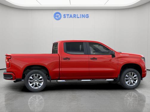 Red Hot 2025 Chevrolet Silverado 1500 Custom