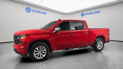 Red Hot 2025 Chevrolet Silverado 1500 Custom