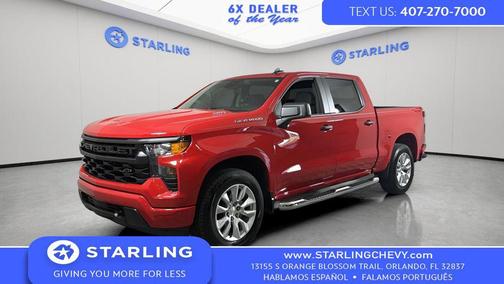 Red Hot 2025 Chevrolet Silverado 1500 Custom