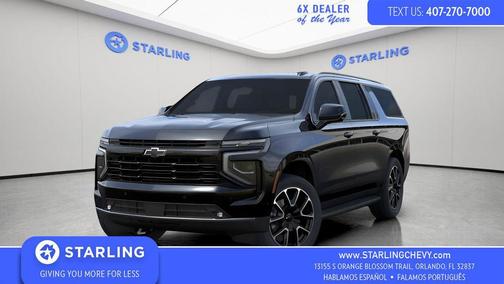 Black 2026 Chevrolet Suburban RST