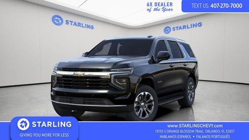 Black 2026 Chevrolet Tahoe LS