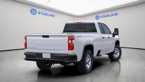 Summit White 2026 Chevrolet Silverado 2500 Double Cab, Long Bed, WT, 4WD