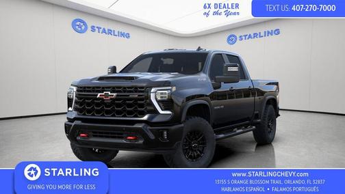 Black 2026 Chevrolet Silverado 2500 Crew Cab, Standard Bed, XR2, 4WD