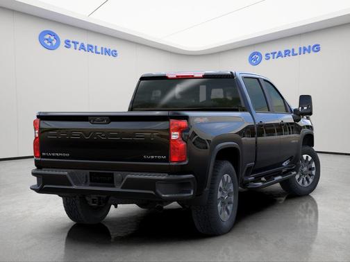 Black 2025 Chevrolet Silverado 2500 Custom