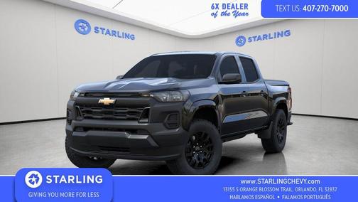 Black 2026 Chevrolet Colorado WT