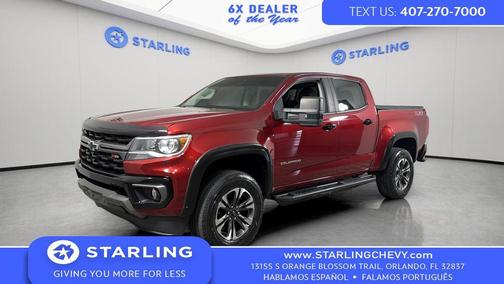 Cherry Red Tintcoat 2021 Chevrolet Colorado Z71