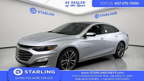 Silver Ice Metallic 2022 Chevrolet Malibu FWD LT