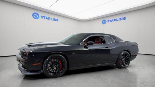 Pitch Black Clearcoat 2023 Dodge Challenger SRT Hellcat