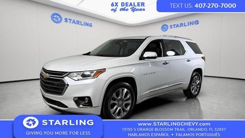 Iridescent Pearl Tricoat 2020 Chevrolet Traverse Premier
