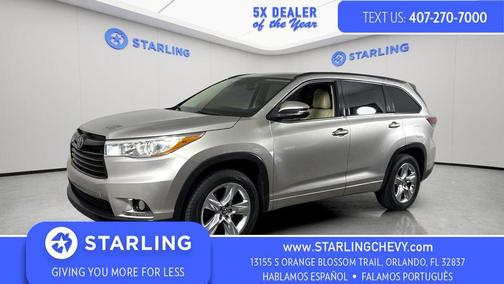 2016 Toyota Highlander Limited Platinum