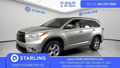 2016 Toyota Highlander Limited Platinum