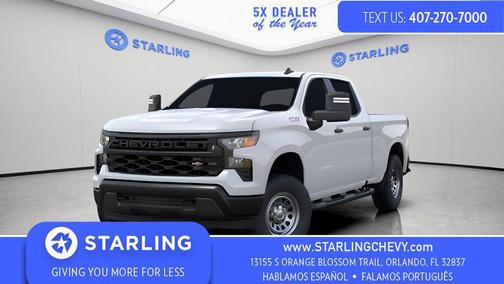 Summit White 2026 Chevrolet Silverado 1500 WT
