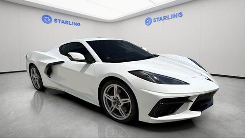 Arctic White 2023 Chevrolet Corvette Stingray w/1LT